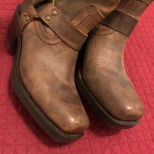 Square Toed, Motorcycle Style Boots from Target - NEVER WORN!